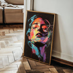Portrait 050 Canvas Art 18" x 24" / 45 x 60 cm / Black