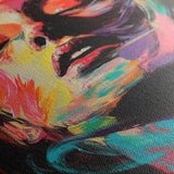 Portrait 050 Canvas Art 18" x 24" / 45 x 60 cm / Black