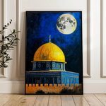 Palestine 050 Canvas Art 60 x 40 cm / Black