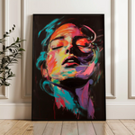 Portrait 050 Canvas Art 60 x 40 cm / Black