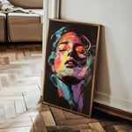 Portrait 050 Canvas Art 60 x 40 cm / Black