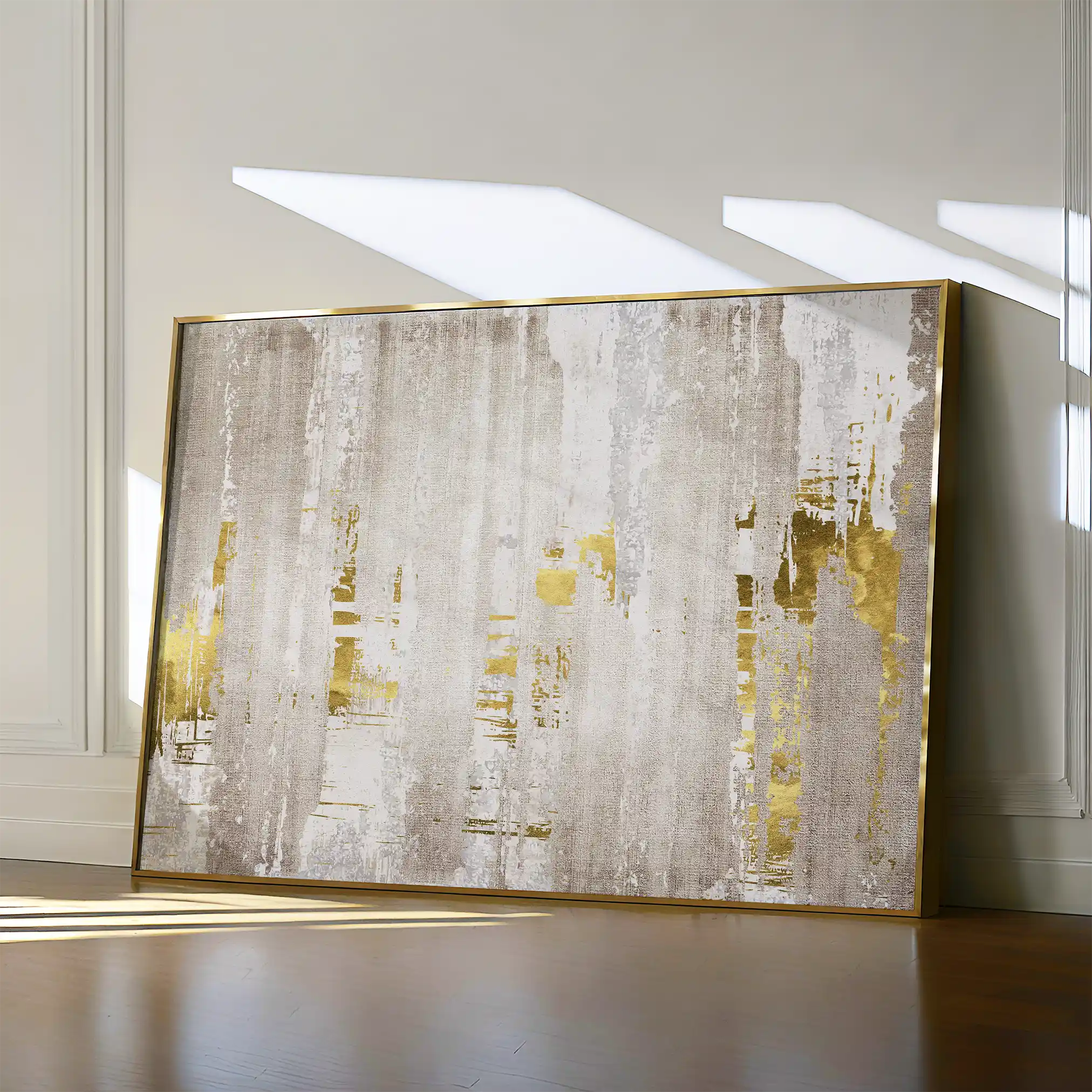 Abstract 051 Canvas Art 18" x 24" / 45 x 60 cm / Black