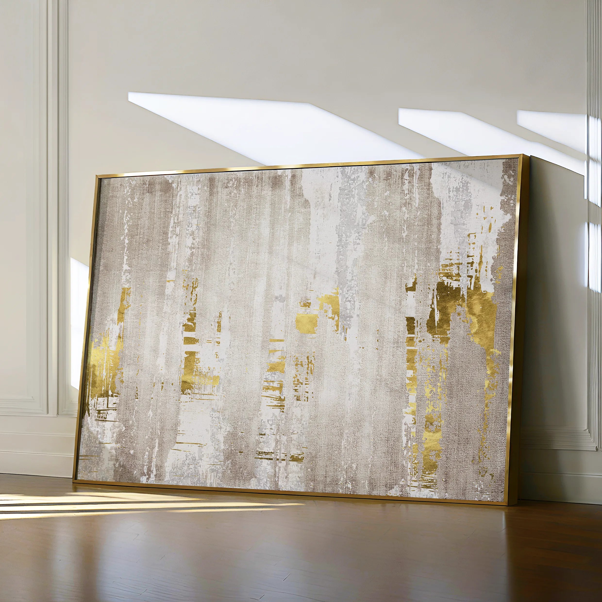 Abstract 051 Canvas Art 18" x 24" / 45 x 60 cm / Black