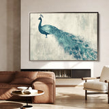 Animals 051 Canvas Art 18" x 24" / 45 x 60 cm / Black