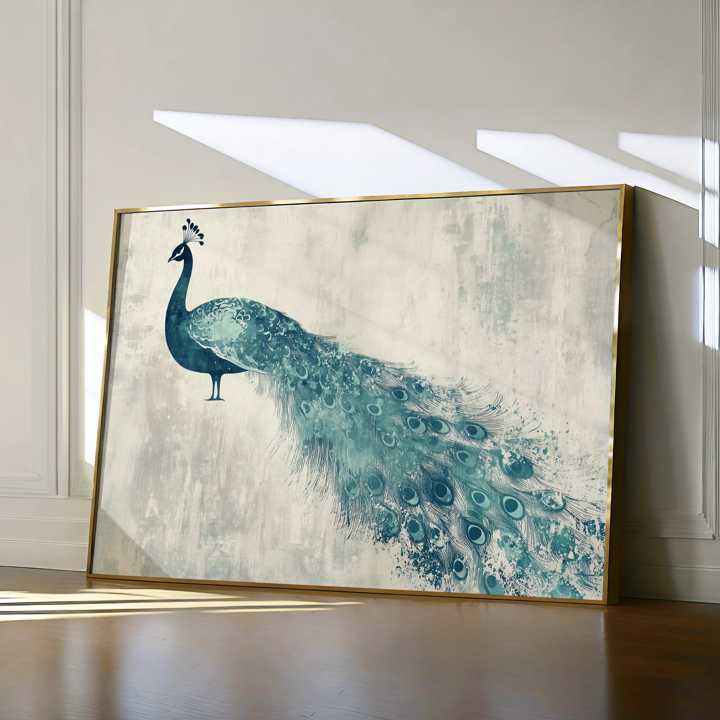 Animals 051 Canvas Art 18" x 24" / 45 x 60 cm / Black