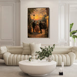 Classic 051 Canvas Art 18" x 24" / 45 x 60 cm / Black