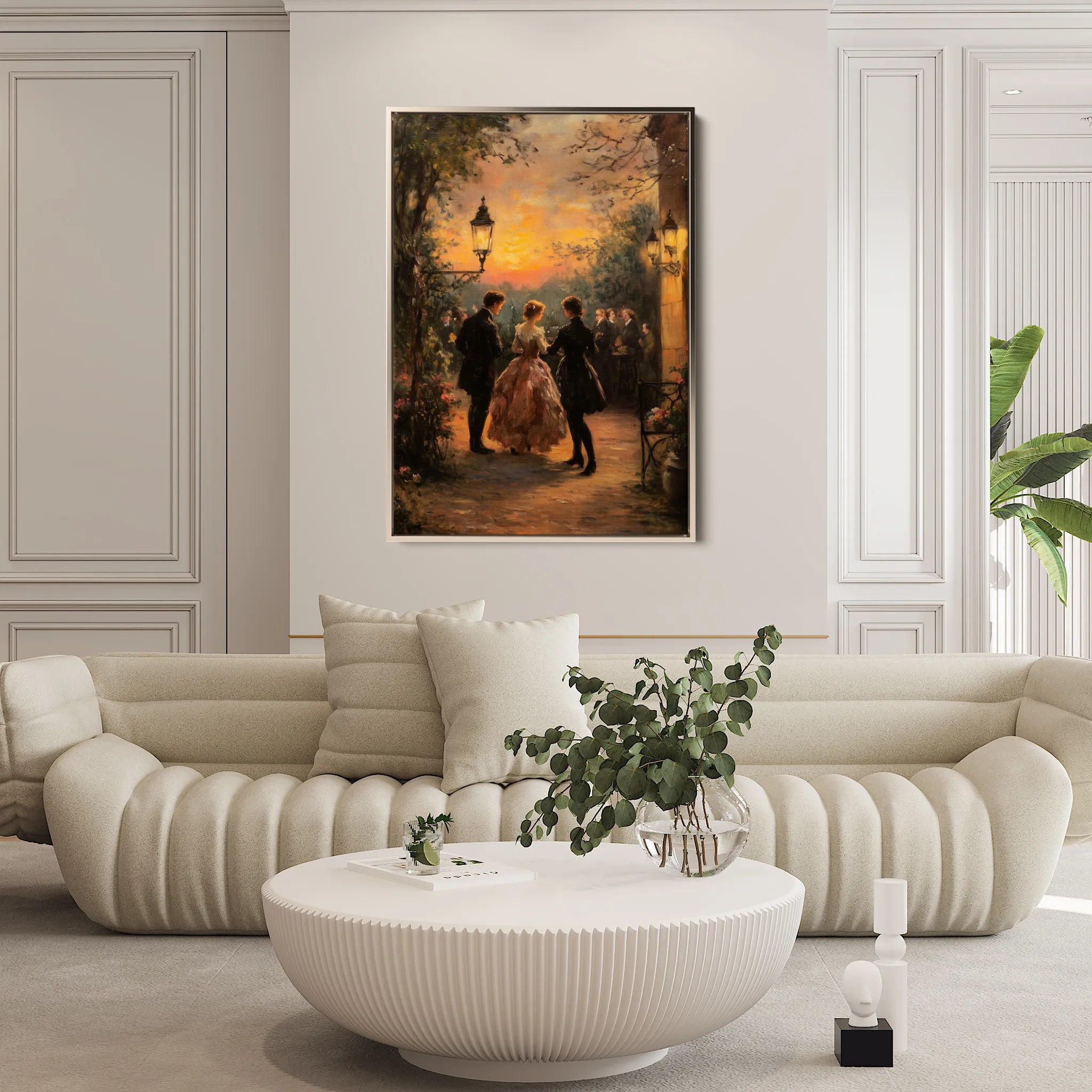 Classic 051 Canvas Art 18" x 24" / 45 x 60 cm / Black