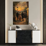 Classic 051 Canvas Art 18" x 24" / 45 x 60 cm / Black