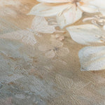 Floral 051 Canvas Art 60 x 40 cm / Black
