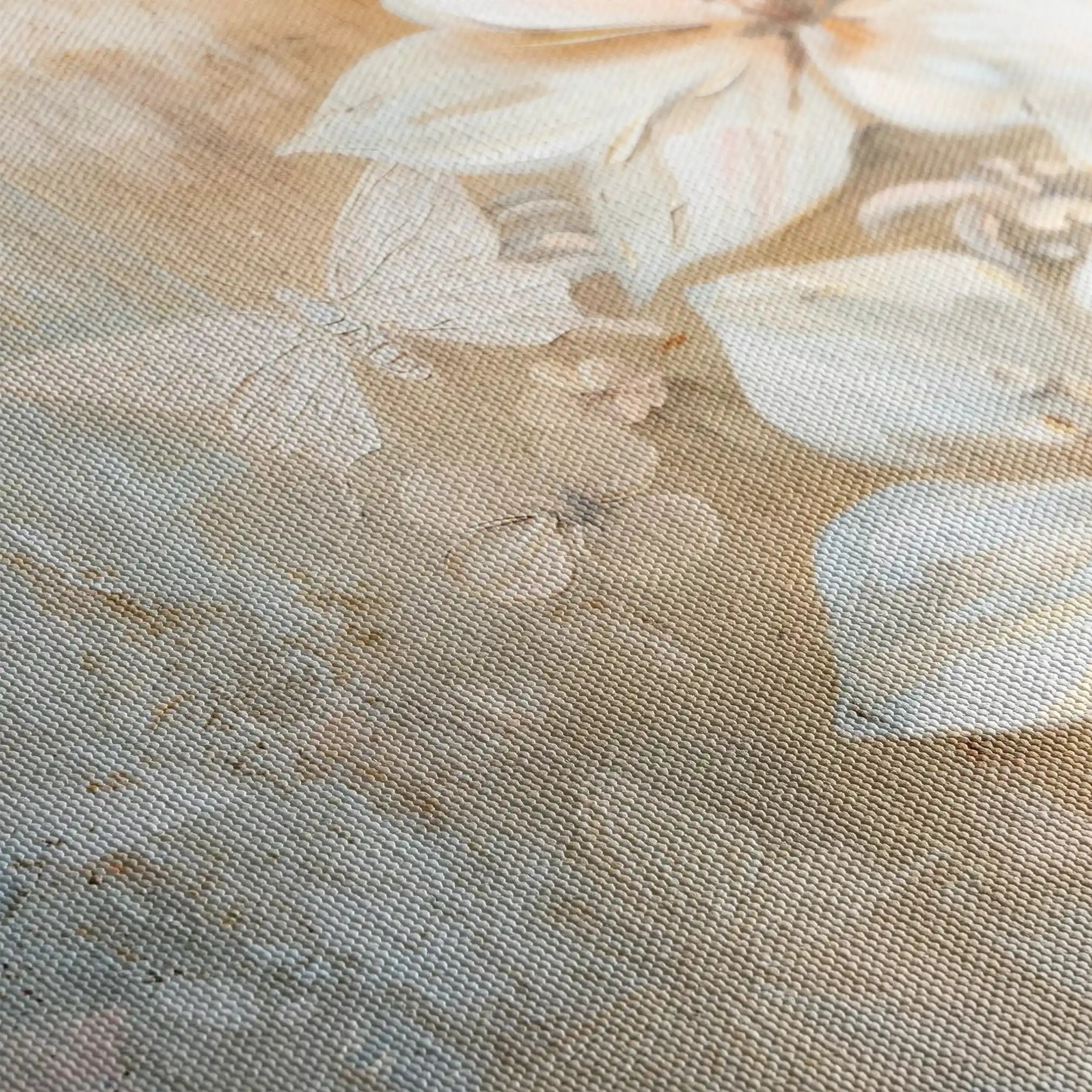 Floral 051 Canvas Art 60 x 40 cm / Black