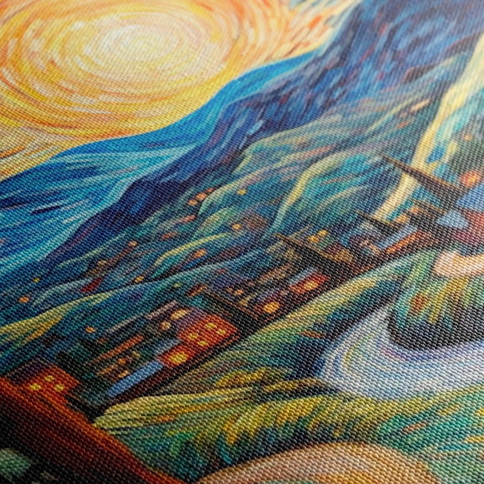 Landscape 051 Canvas Art 60 x 40 cm / Black