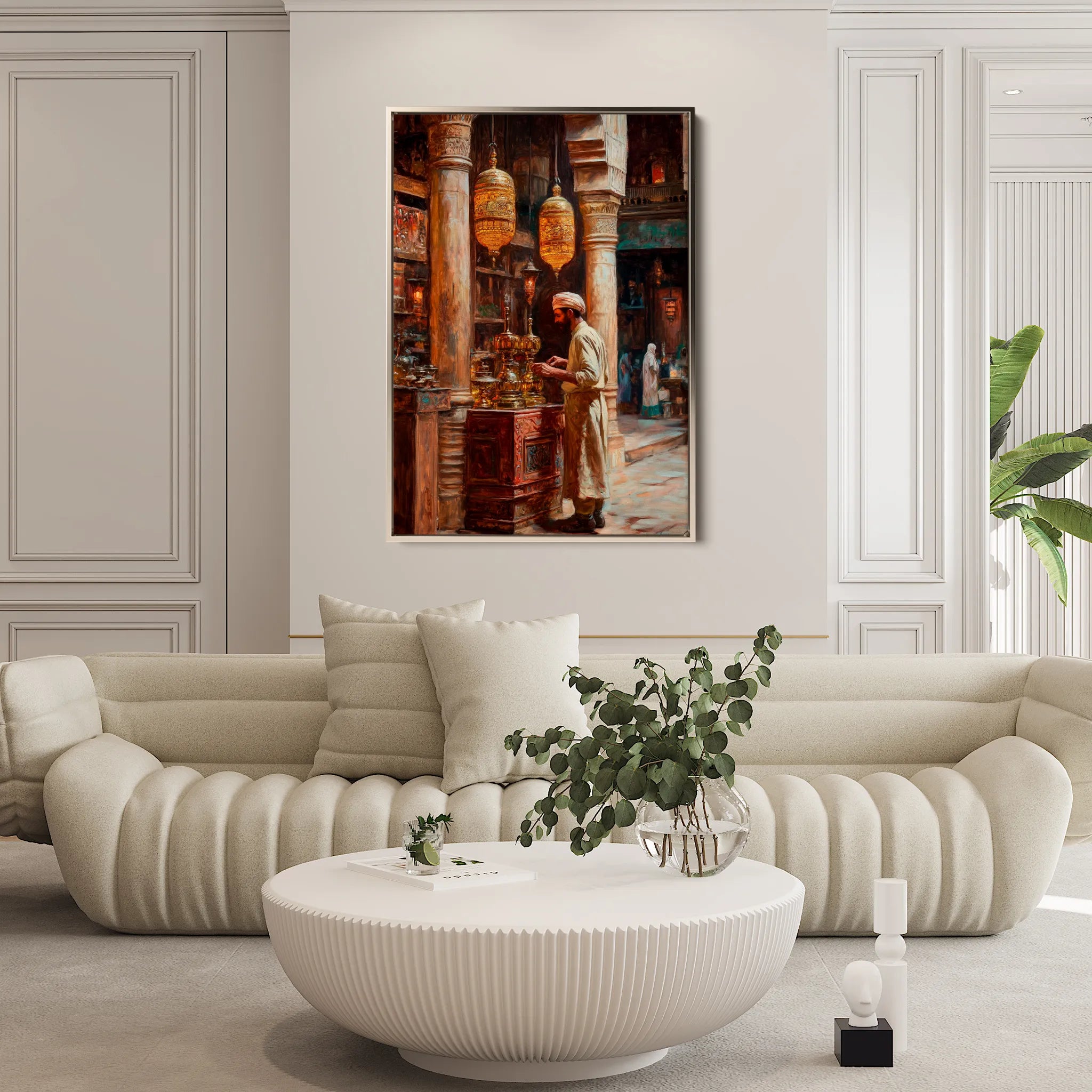Orientalist 051 Canvas Art 18" x 24" / 45 x 60 cm / Black