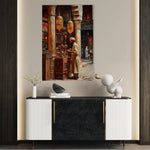 Orientalist 051 Canvas Art 60 x 40 cm / Black