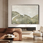 Abstract 052 Canvas Art 18" x 24" / 45 x 60 cm / Black