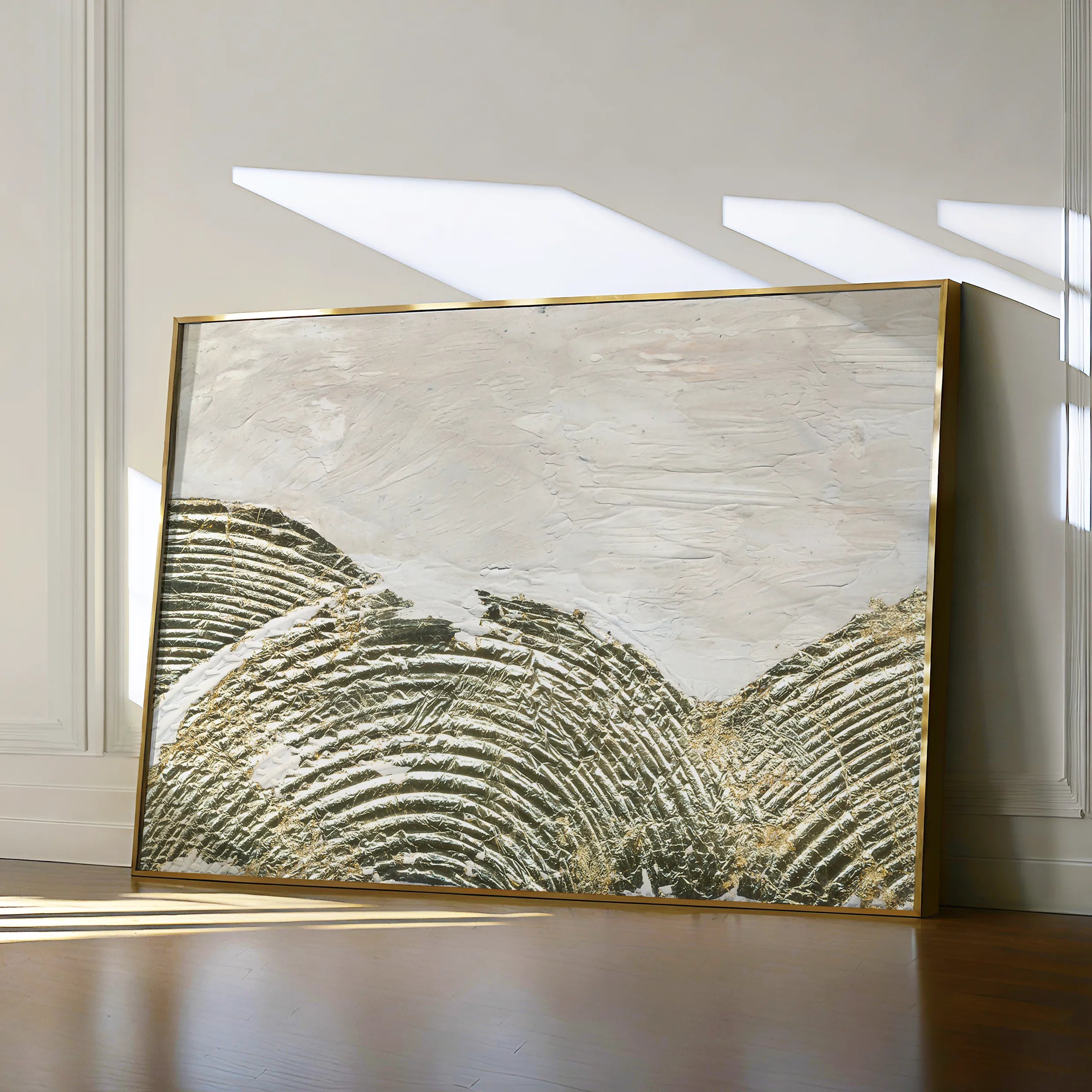 Abstract 052 Canvas Art 18" x 24" / 45 x 60 cm / Black