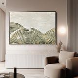 Abstract 052 Canvas Art 18" x 24" / 45 x 60 cm / Black