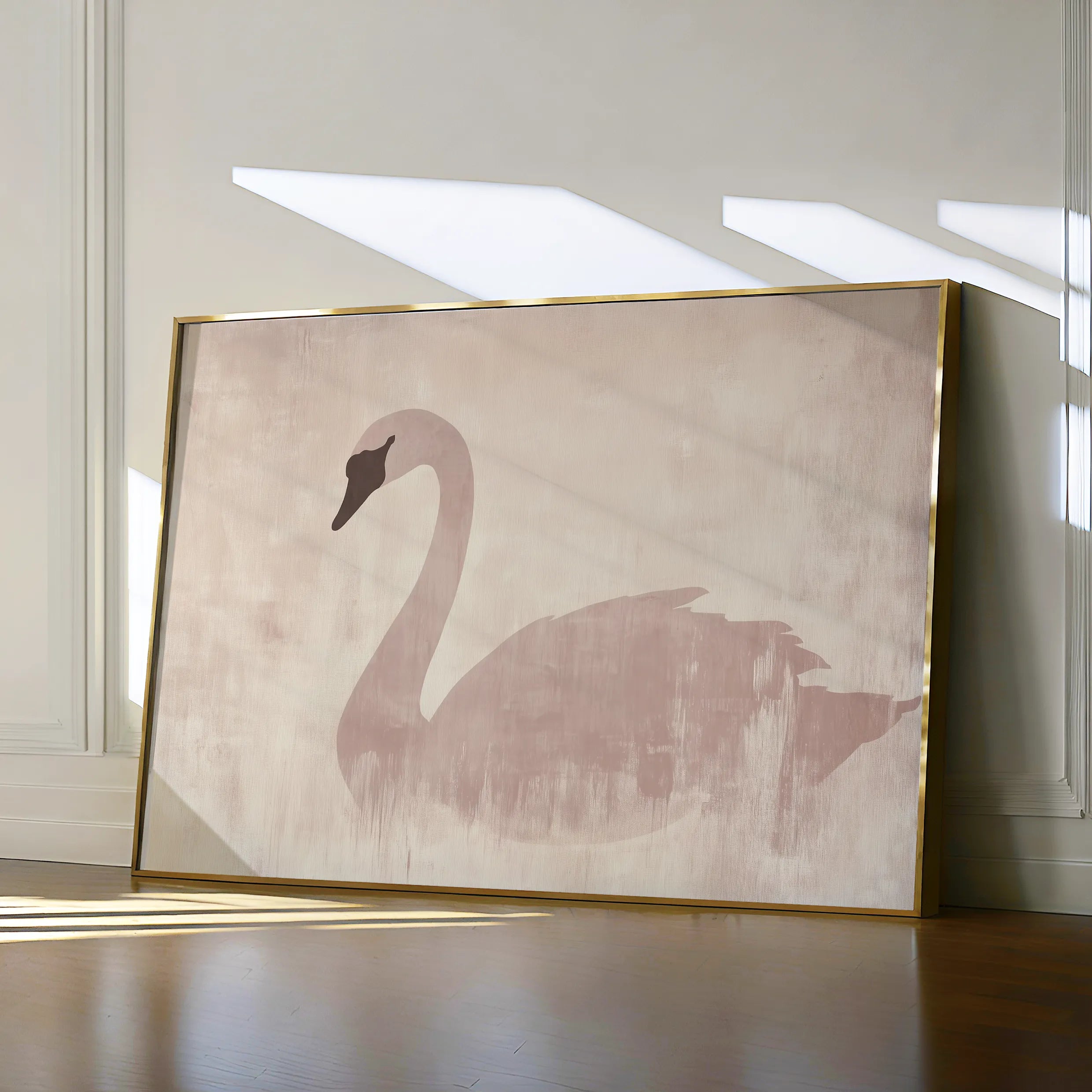Animals 052 Canvas Art 18" x 24" / 45 x 60 cm / Black