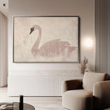 Animals 052 Canvas Art 18" x 24" / 45 x 60 cm / Black