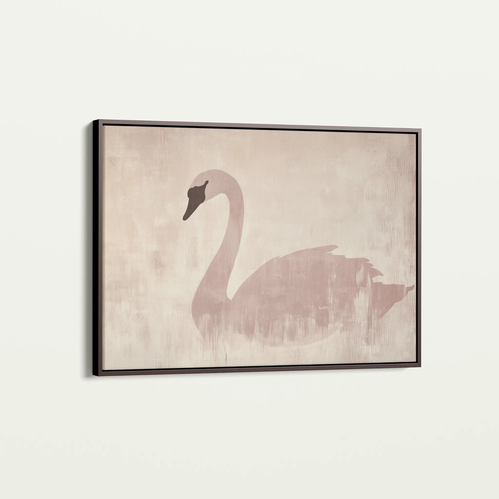 Animals 052 Canvas Art 18" x 24" / 45 x 60 cm / Black