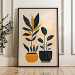 Boho 052 Canvas Art 18" x 24" / 45 x 60 cm / Black
