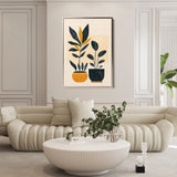 Boho 052 Canvas Art 18" x 24" / 45 x 60 cm / Black