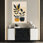 Boho 052 Canvas Art 18" x 24" / 45 x 60 cm / Black