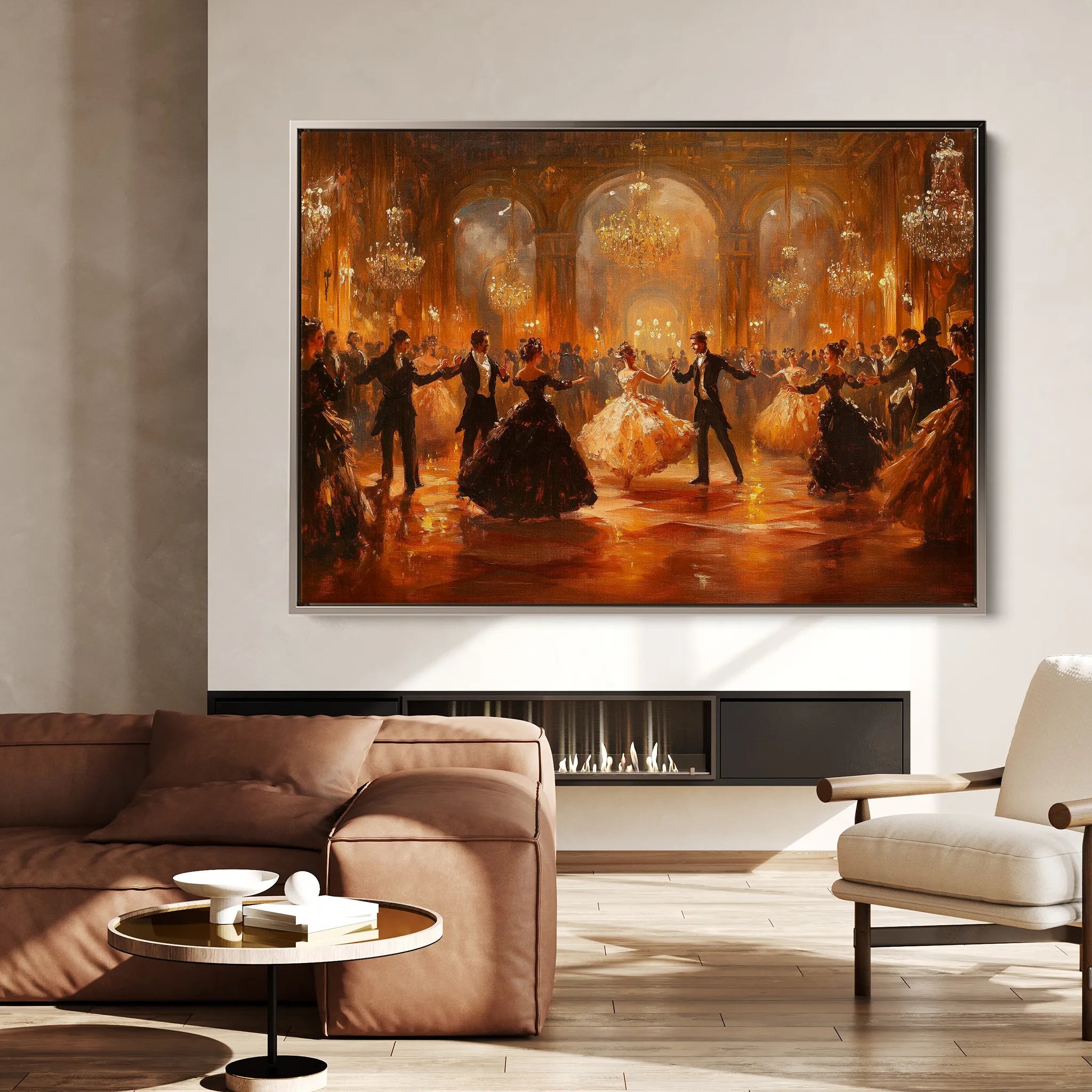 Classic 052 Canvas Art 18" x 24" / 45 x 60 cm / Black
