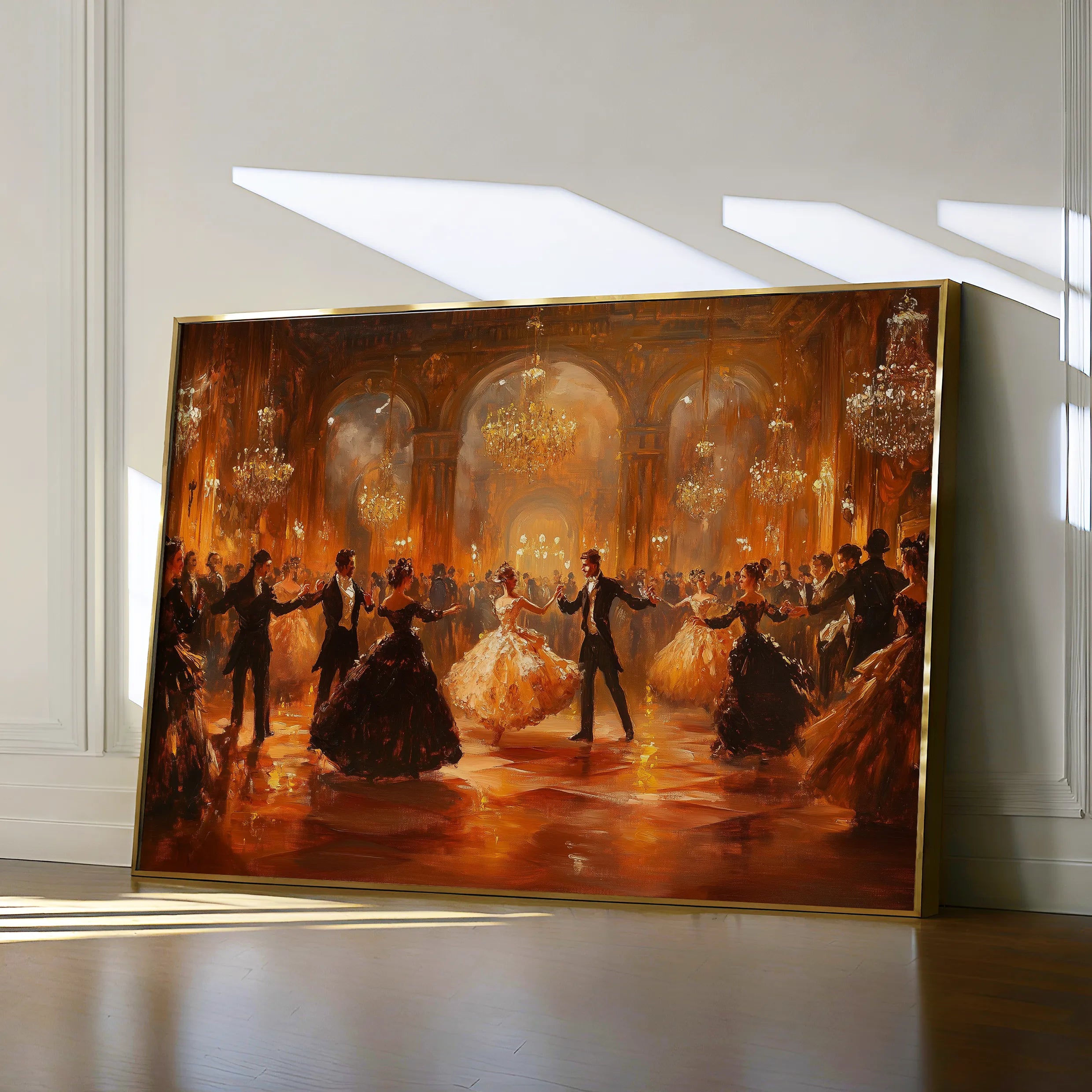 Classic 052 Canvas Art 18" x 24" / 45 x 60 cm / Black