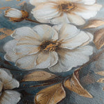 Floral 052 Canvas Art 60 x 40 cm / Black