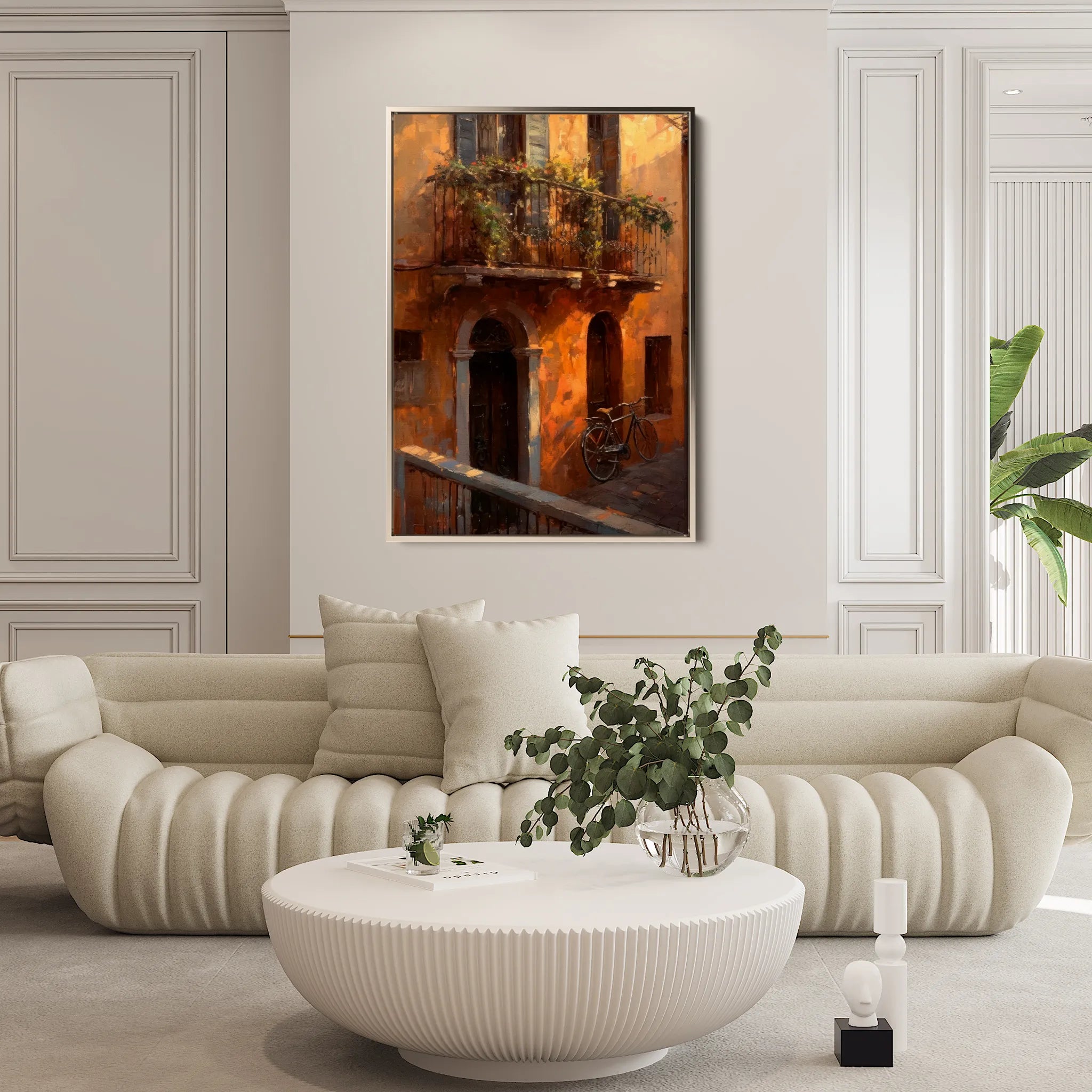 Landscape 052 Canvas Art 18" x 24" / 45 x 60 cm / Black