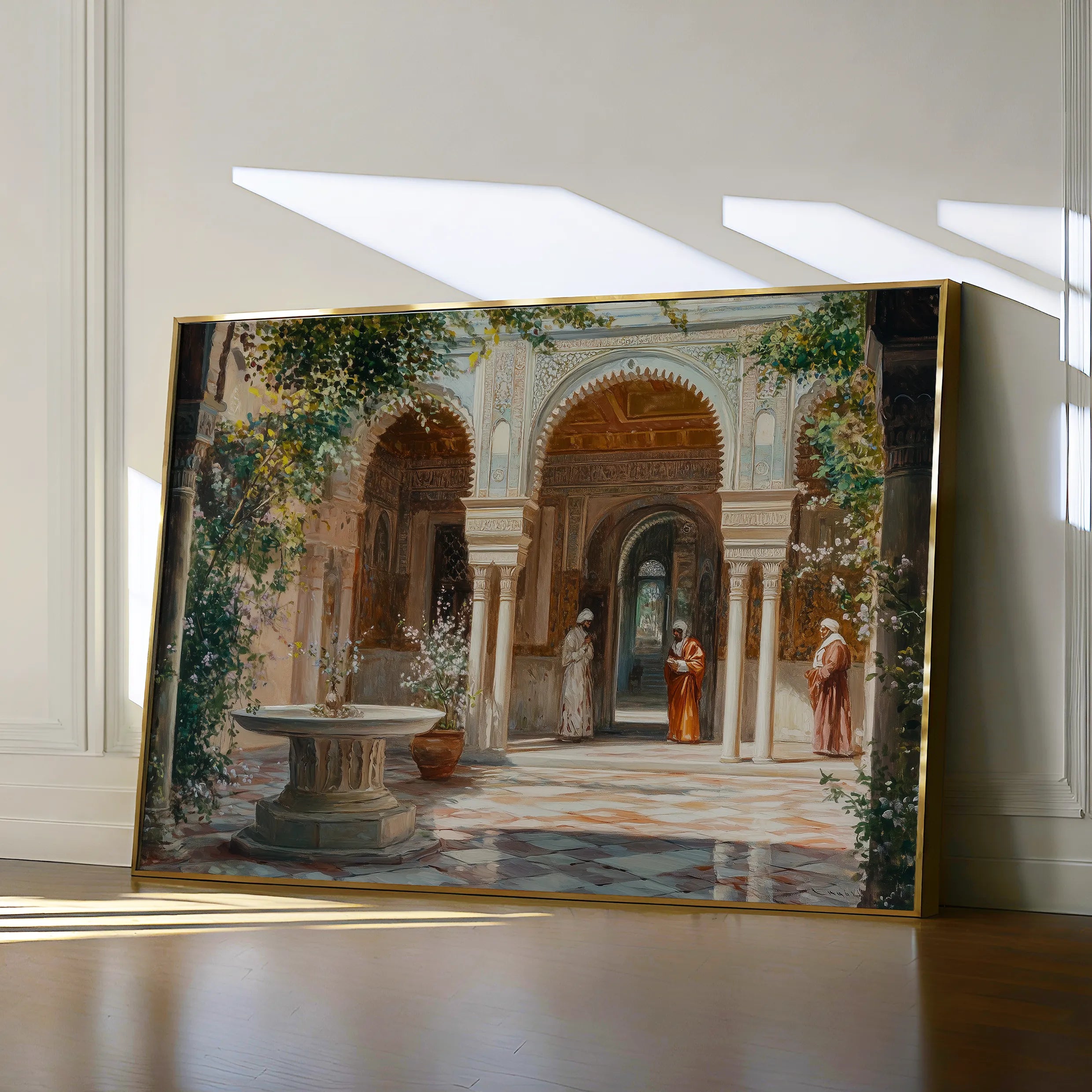 Orientalist 052 Canvas Art 18" x 24" / 45 x 60 cm / Black