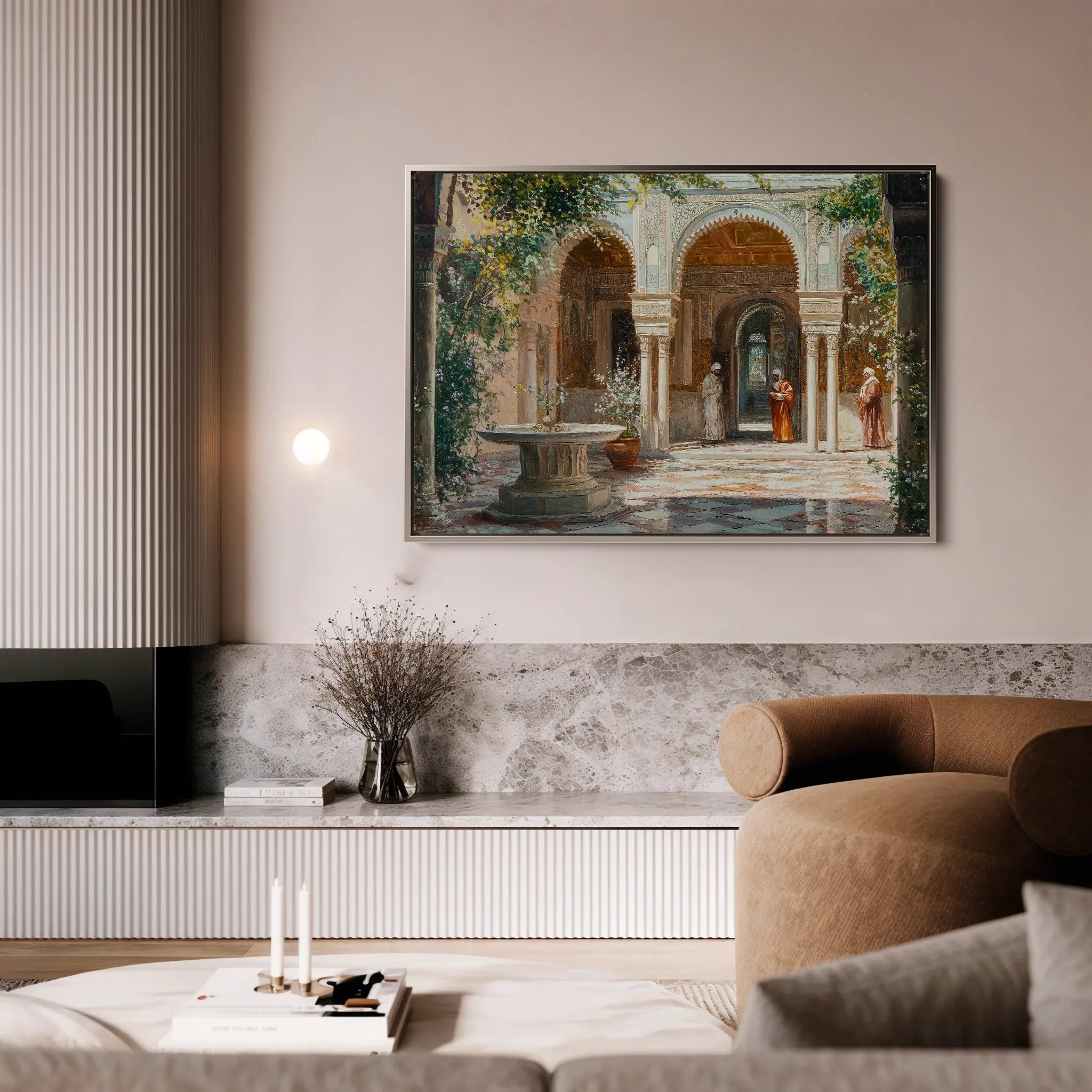 Orientalist 052 Canvas Art 18" x 24" / 45 x 60 cm / Black