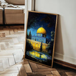 Palestine 052 Canvas Art 60 x 40 cm / Black