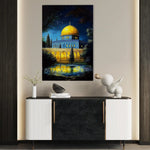 Palestine 052 Canvas Art 60 x 40 cm / Black