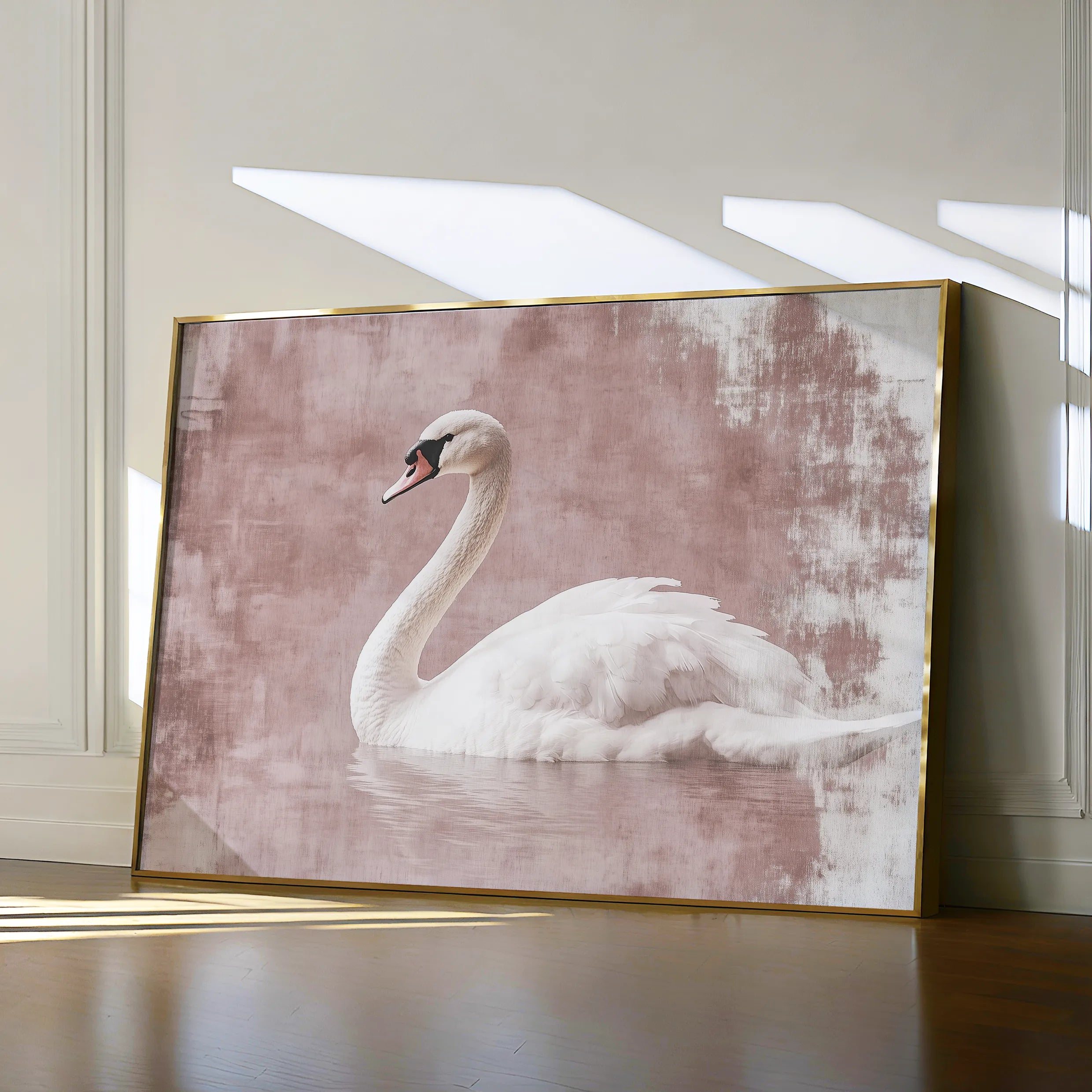 Animals 053 Canvas Art 18" x 24" / 45 x 60 cm / Black