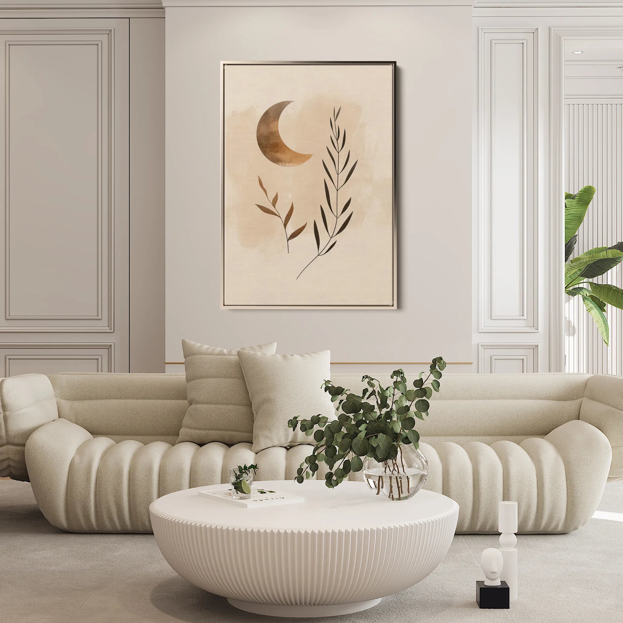 Boho 053 Canvas Art 18" x 24" / 45 x 60 cm / Black