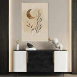Boho 053 Canvas Art 18" x 24" / 45 x 60 cm / Black