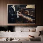 Classic 053 Canvas Art 60 x 40 cm / Black