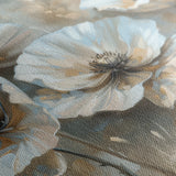 Floral 053 Canvas Art 18" x 24" / 45 x 60 cm / Black