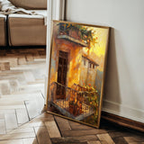 Landscape 053 Canvas Art 18" x 24" / 45 x 60 cm / Black