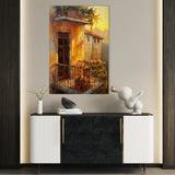 Landscape 053 Canvas Art 18" x 24" / 45 x 60 cm / Black