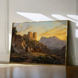 Orientalist 053 Canvas Art 18" x 24" / 45 x 60 cm / Black