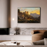 Orientalist 053 Canvas Art 18" x 24" / 45 x 60 cm / Black