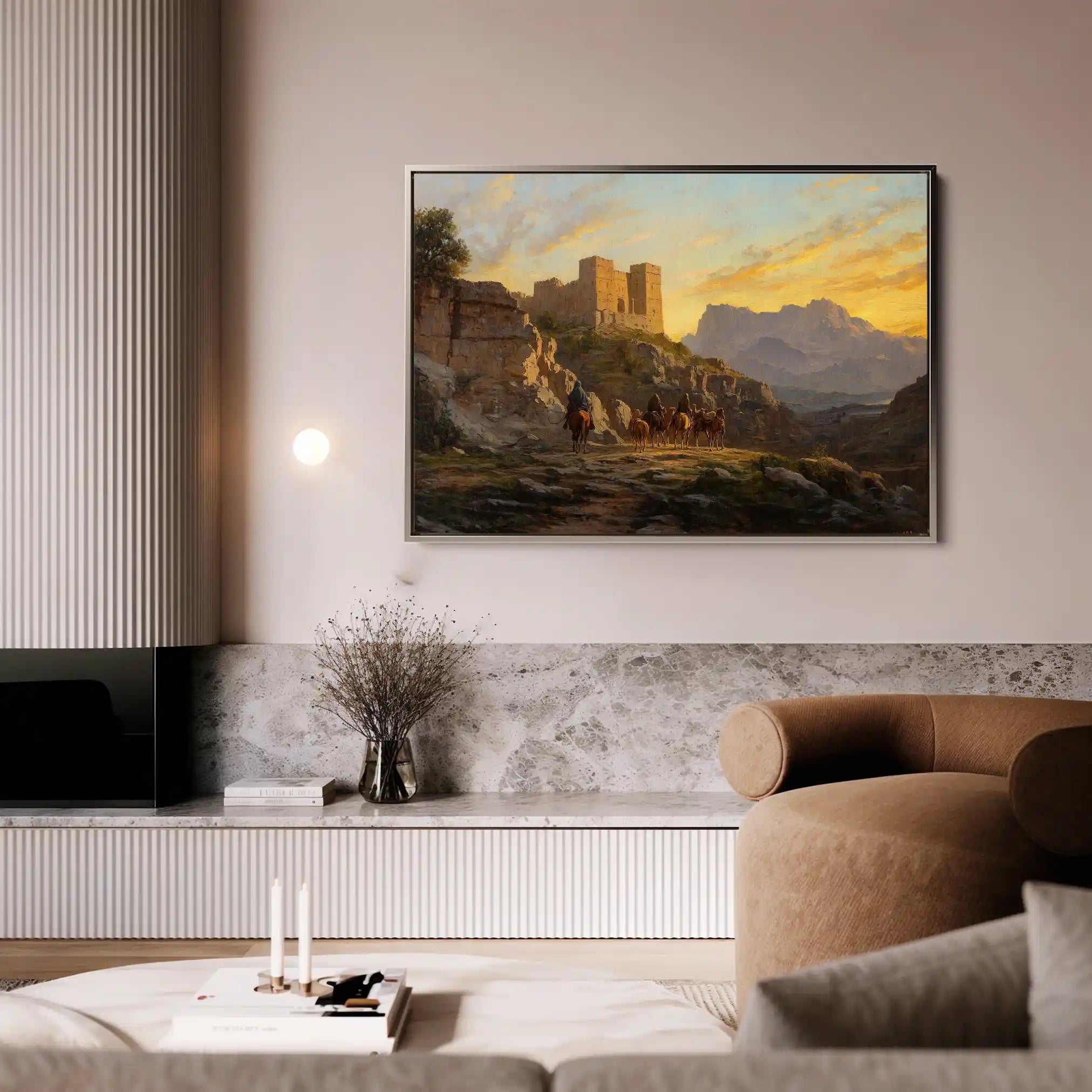 Orientalist 053 Canvas Art 60 x 40 cm / Black
