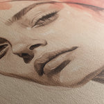Portrait 053 Canvas Art 18" x 24" / 45 x 60 cm / Black