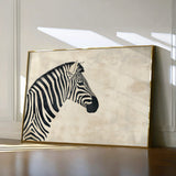 Animals 054 Canvas Art 18" x 24" / 45 x 60 cm / Black