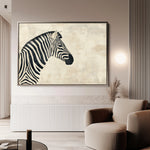 Animals 054 Canvas Art 18" x 24" / 45 x 60 cm / Black