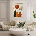 Boho 054 Canvas Art 18" x 24" / 45 x 60 cm / Black