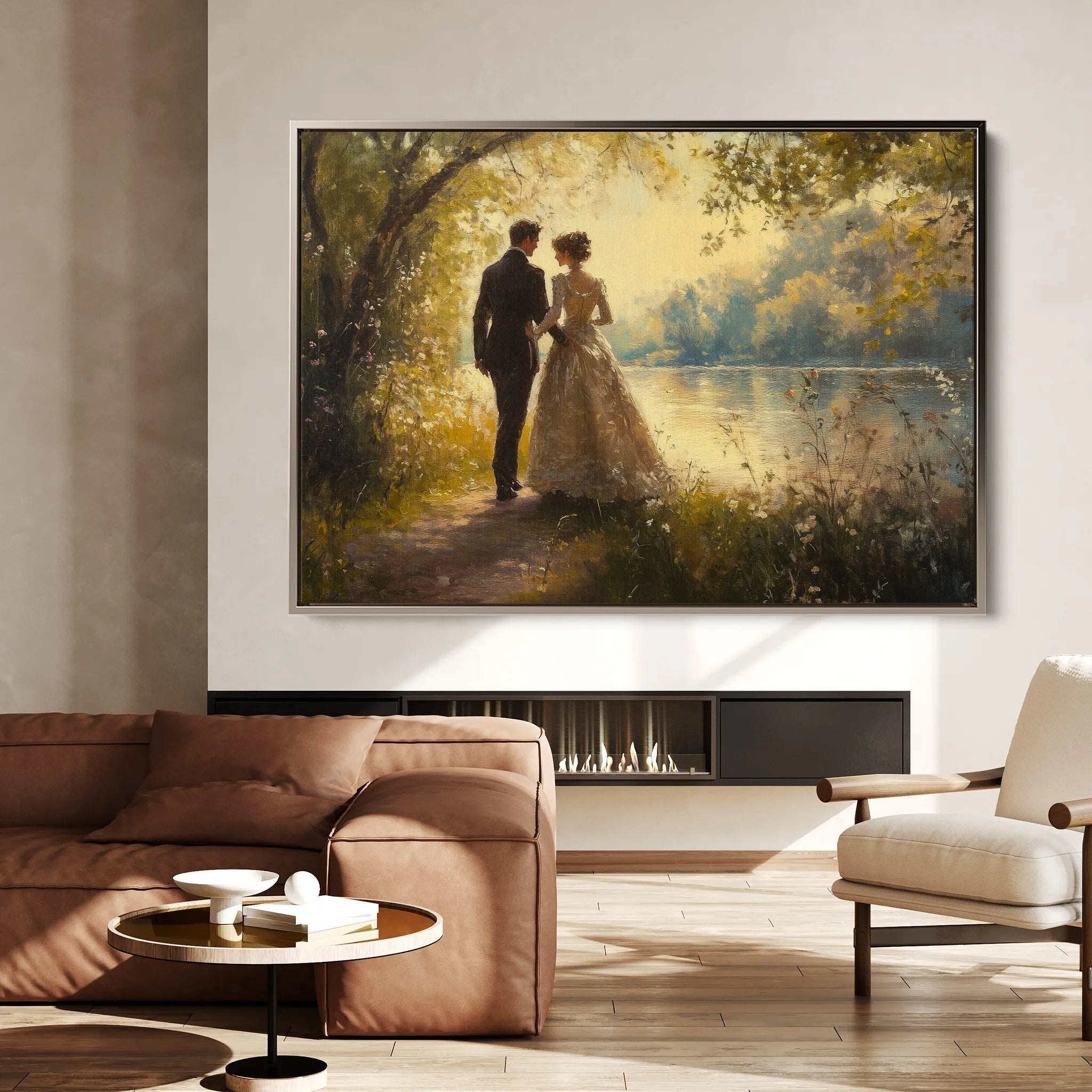 Classic 054 Canvas Art 18" x 24" / 45 x 60 cm / Black