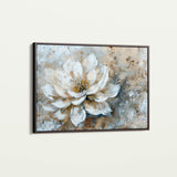 Floral 054 Canvas Art 18" x 24" / 45 x 60 cm / Black